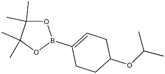 4,4,5,5-四甲基-2-[4-(丙-2-基氧基)环己-1-烯-1-基]-1,3,2-二氧硼杂环戊烷, 1825371-83-2, 结构式