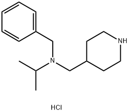 benzyl(piperidin-4-ylmethyl)propan-2-ylamine Struktur