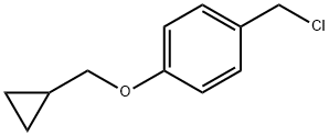 1-(chloromethyl)-4-(cyclopropylmethoxy)benzene Struktur