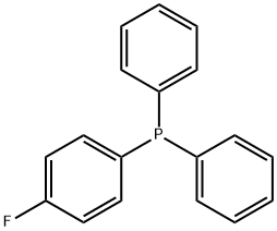 (4-Fluorophenyl)diphenylphosphane, 18437-72-4, 结构式