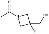 1-[3-fluoro-3-(hydroxymethyl)azetidin-1-yl]ethan-1-one,1849292-73-4,结构式