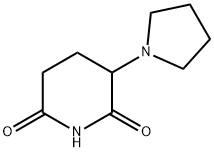3-(pyrrolidin-1-yl)piperidine-2,6-dione Structure