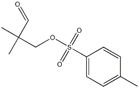 Propanal,2,2-dimethyl-3-[[(4-methylphenyl)sulfonyl]oxy]- Structure