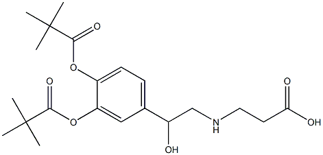 3-(2-(3,4-bis(pivaloyloxy)phenyl)-2-hydroxyethylaMino)propanoic acid|