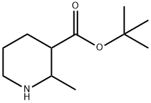 TERT-BUTYL 2-METHYLPIPERIDINE-3-CARBOXYLATE, 1856659-10-3, 结构式