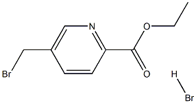 ethyl 5-(bromomethyl)pyridine-2-carboxylate hydrobromide 结构式