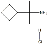 2-cyclobutylpropan-2-amine hydrochloride 化学構造式