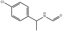 N-[1-(4-chloro-phenyl)-ethyl]-formamide 化学構造式