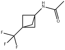 N-[3-(trifluoromethyl)bicyclo[1.1.1]pentan-1-yl]acetamide,1886966-97-7,结构式