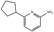 2-AMINO-6-CYCLOPENTYLPYRIDINE,188747-99-1,结构式