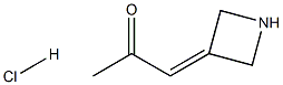 1-(azetidin-3-ylidene)propan-2-one hydrochloride Structure