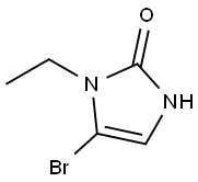 5-bromo-1-ethyl-1,3-dihydro-2H-imidazol-2-one Structure