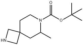 tert-butyl 6-methyl-2,7-diazaspiro[3.5]nonane-7-carboxylate,1899102-22-7,结构式