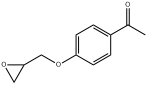 1-[4-(OXIRAN-2-YLMETHOXY)PHENYL]ETHAN-1-ONE Structure