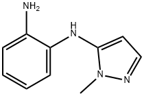 N1-(1-methyl-1H-pyrazol-5-yl)benzene-1,2-diamine 化学構造式