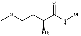 (2S)-2-amino-N-hydroxy-4-(methylsulfanyl)butanamide 化学構造式