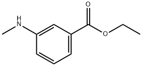 Benzoic acid, 3-(methylamino)-, ethyl ester Structure