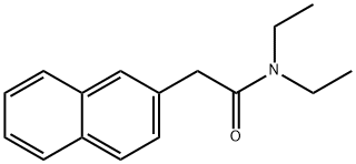 N,N-diethyl-2-(naphthalen-3-yl)acetamide 化学構造式