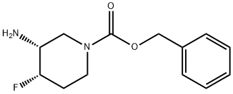 (3R,4S)-3-氨基-4-氟哌啶-1-羧酸苄酯, 1932082-64-8, 结构式