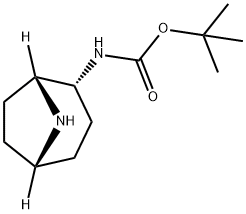 (1R,2R,5S)-8-氮杂双环[3.2.1]辛烷-2-基氨基甲酸叔丁酯,1932172-47-8,结构式