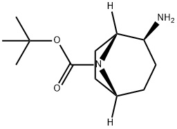 (1R,2S,5R)-2-氨基-8-氮杂双环[3.2.1]辛烷-8-羧酸叔丁酯,1932591-63-3,结构式