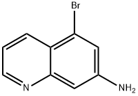5-ブロモキノリン-7-アミン 化学構造式
