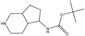 tert-butyl (octahydro-1H-cyclopenta[c]pyridin-5-yl)carbamate 结构式