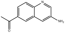 1-(3-aminoquinolin-6-yl)ethanone Structure