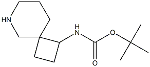 tert-butyl (6-azaspiro[3.5]nonan-1-yl)carbamate Structure