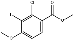 Methyl 2-chloro-3-fluoro-4-methoxybenzoate Structure