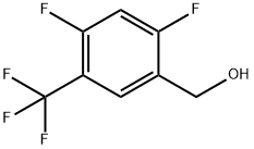 2,4-Difluoro-5-(trifluoromethyl)benzyl alcohol Structure