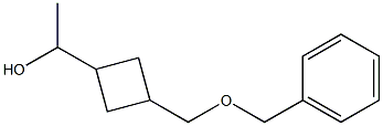 1-{3-[(benzyloxy)methyl]cyclobutyl}ethan-1-ol Structure