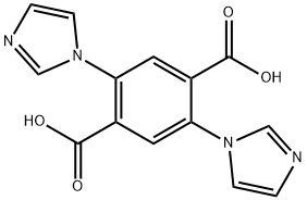 2,5-di(1H-imidazol-1-yl)terephthalic acid Struktur