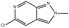 5-CHLORO-2-METHYL-2H-PYRAZOLO[3,4-C]PYRIDINE Struktur