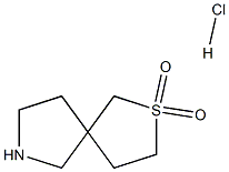 2-thia-7-azaspiro[4.4]nonane 2,2-dioxide hydrochloride Struktur
