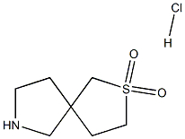 2-thia-7-azaspiro[4.4]nonane 2,2-dioxide hydrochloride, 1952254-07-7, 结构式