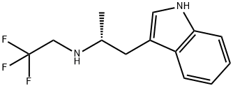 (R)-1-(1H-indol-3-yl)-N-(2,2,2-trifluoroethyl)propan-2-amine, 1953133-30-6, 结构式