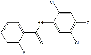 2-bromo-N-(2,4,5-trichlorophenyl)benzamide Structure