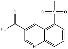 1956383-11-1 5-(甲基磺酰基)喹啉-3-羧酸