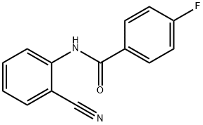 N-(2-cyanophenyl)-4-fluorobenzamide Structure