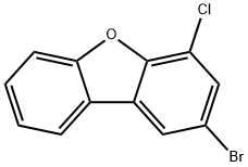 Dibenzofuran, 2-bromo-4-chloro- Struktur