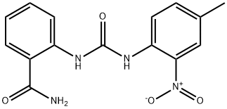 1-(2-CARBAMOYLPHENYL)-3-(4-METHYL-2-NITROPHENYL)UREA Structure