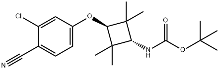 1973408-86-4 tert-butyl ((1R,3R)-3-(3-chloro-4-cyanophenoxy)-2,2,4-trimethylcyclobutyl)carbamate