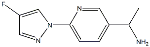 (S)-1-(6-(4-fluoro-1H-pyrazol-1-yl)pyridin-3-yl)ethanamine Struktur