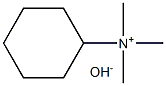 N,N,N-trimethylcyclohexanaminium hydroxide Structure