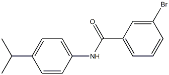 3-bromo-N-[4-(propan-2-yl)phenyl]benzamide Structure