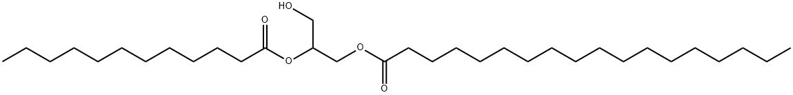 1-Stearoyl-2-Lauroyl-rac-glycerol Struktur