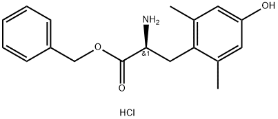 (2,6-dimethyl)-L-tyrosine benzyl ester hydrochloride 化学構造式
