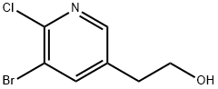 3-Pyridineethanol, 5-bromo-6-chloro- 结构式