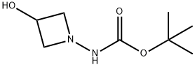 N-(3-hydroxyazetidin-1-yl)(tert-butoxy)formamide, 2007924-99-2, 结构式